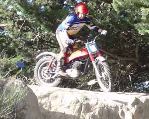 Greendale Classic Trials Alan Mason. Montesa Cota 247